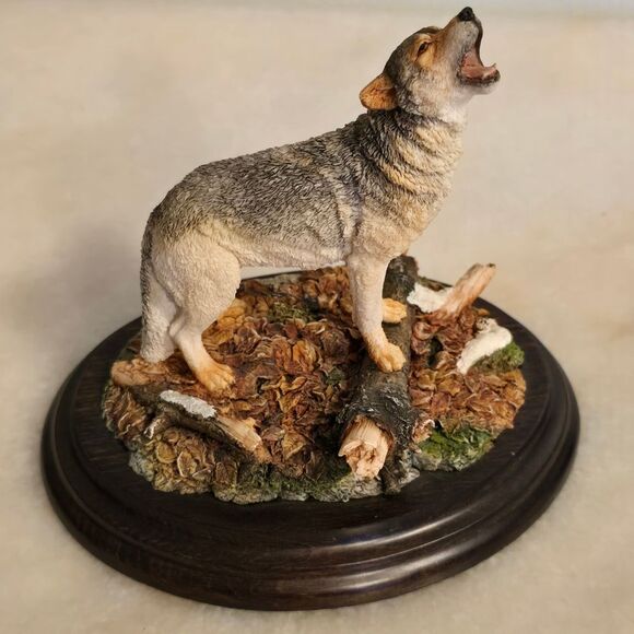 Country Artists Howling Wolf Figurine CA 669 Medium Vintage 1993 By K. Sherwin - Picture 9 of 12